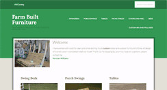 Desktop Screenshot of farmbuiltfurniture.com