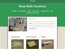 Tablet Screenshot of farmbuiltfurniture.com